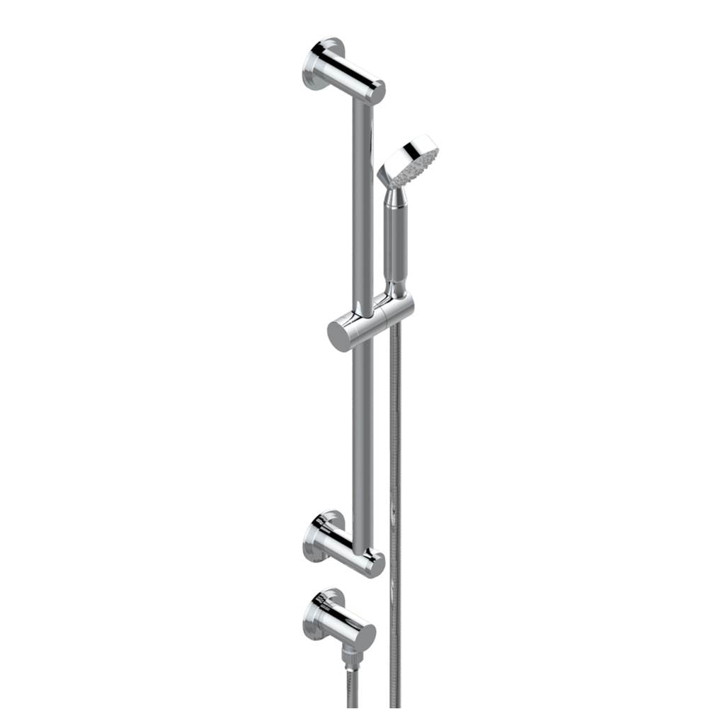 THG - Slide bar with handhsower and elbow - Matt Umber PVD