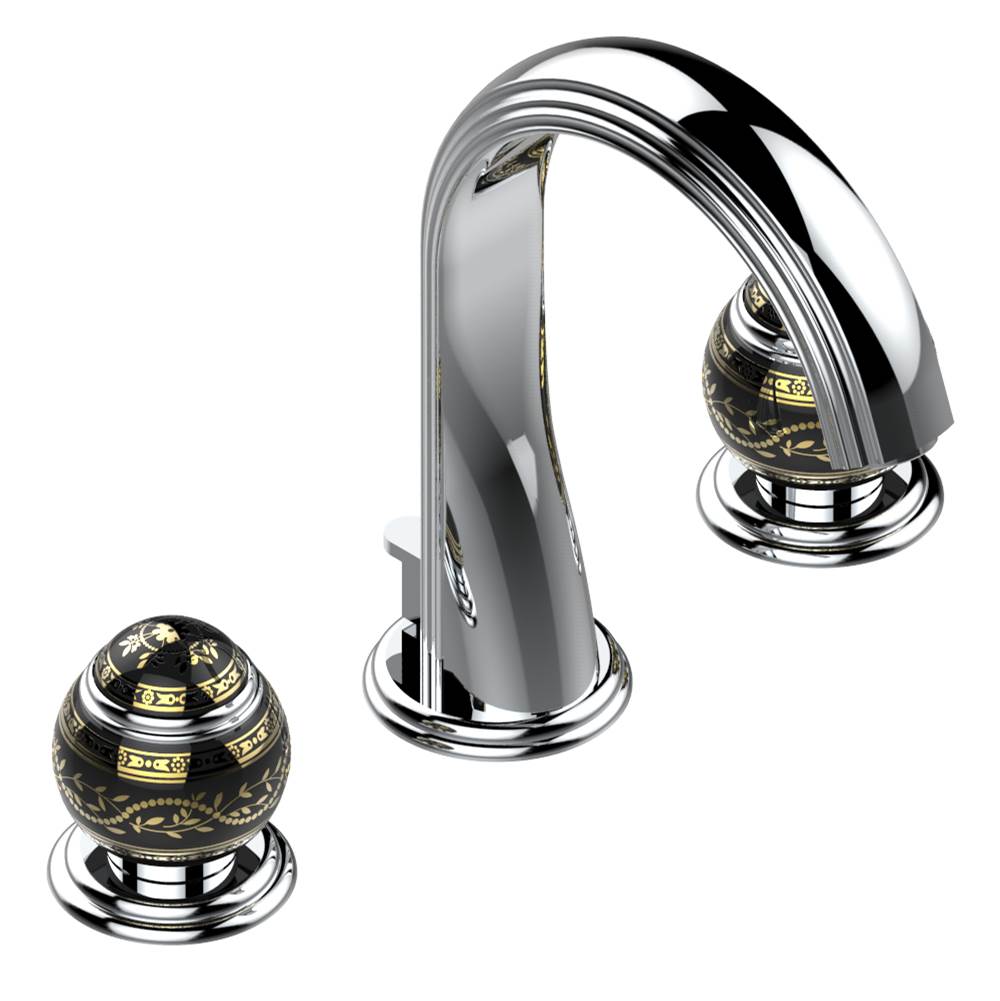 THG - Widespread lavatory set with drain - Matt Umber PVD