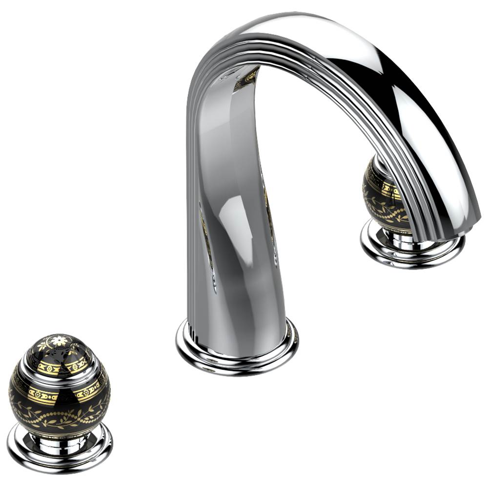 THG - Roman tub set with 3/4'' valves - Matt Umber PVD