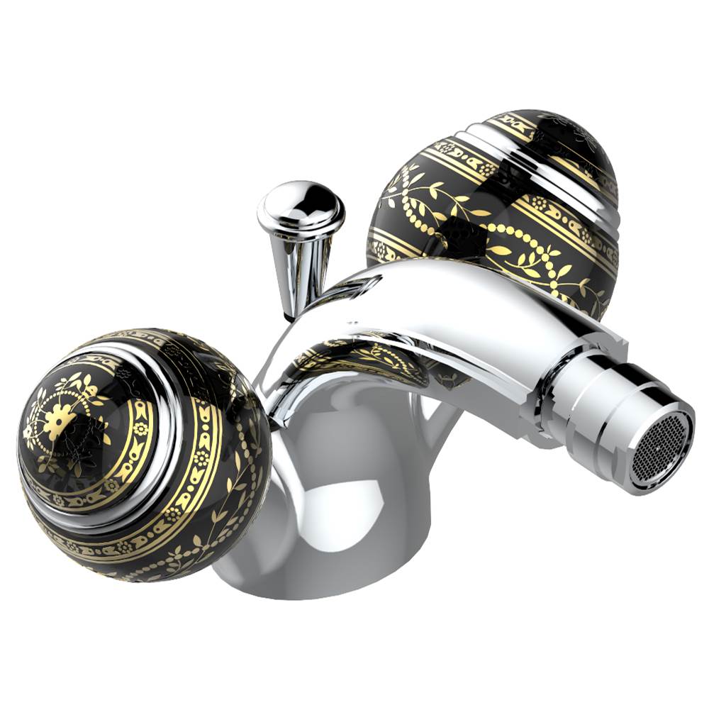 THG - Single hole bidet faucet with drain - Matt Umber PVD