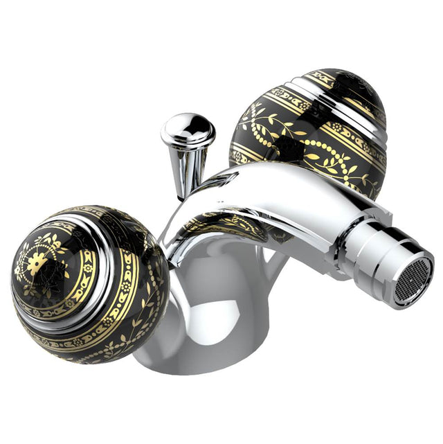 THG - Single hole bidet faucet with drain - Matt Umber PVD