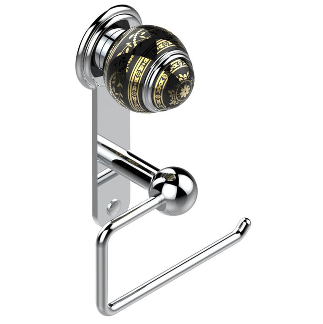 THG - Toilet paper holder, single mount without cover - Matt Umber PVD