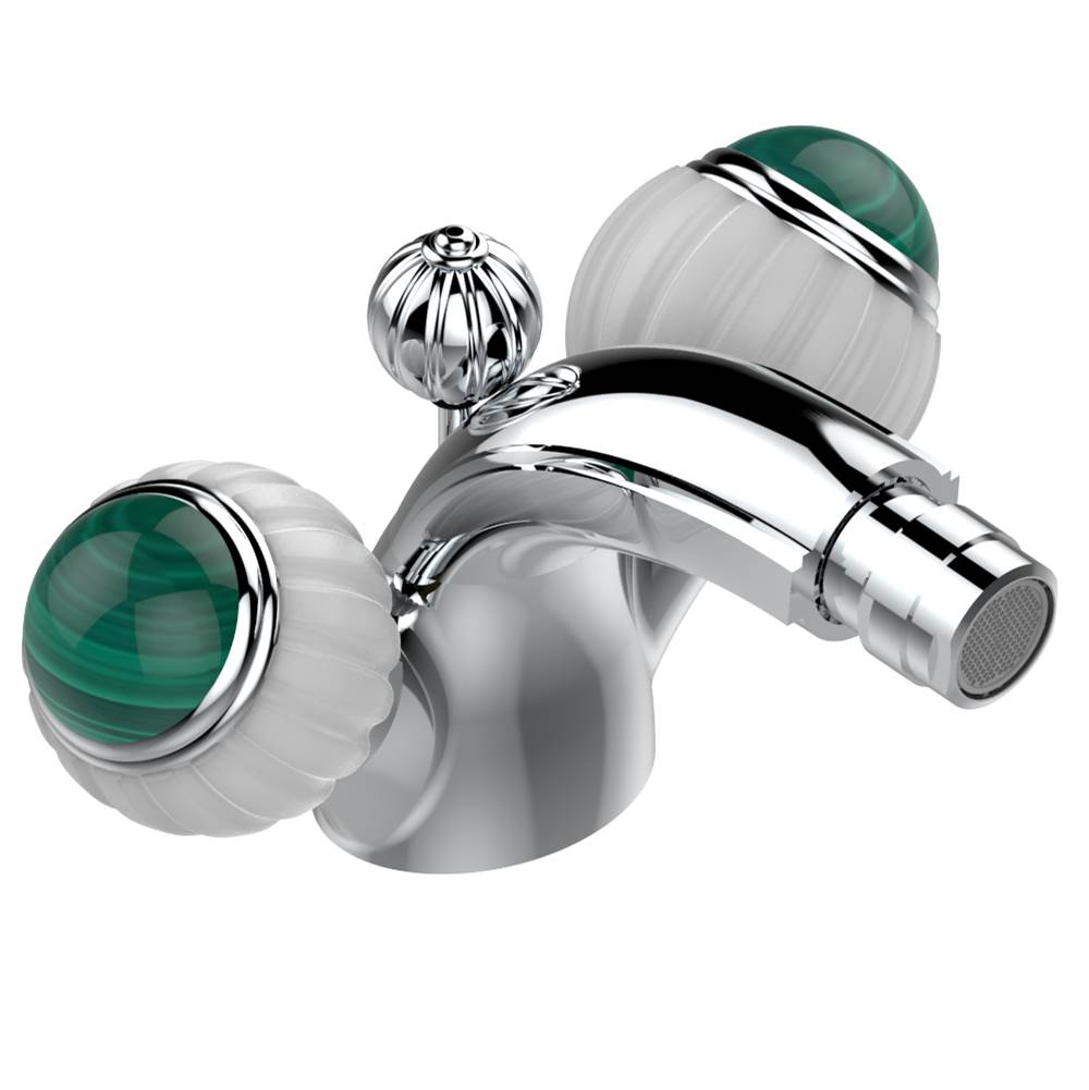 THG - Single hole bidet faucet with drain - Matt Umber PVD