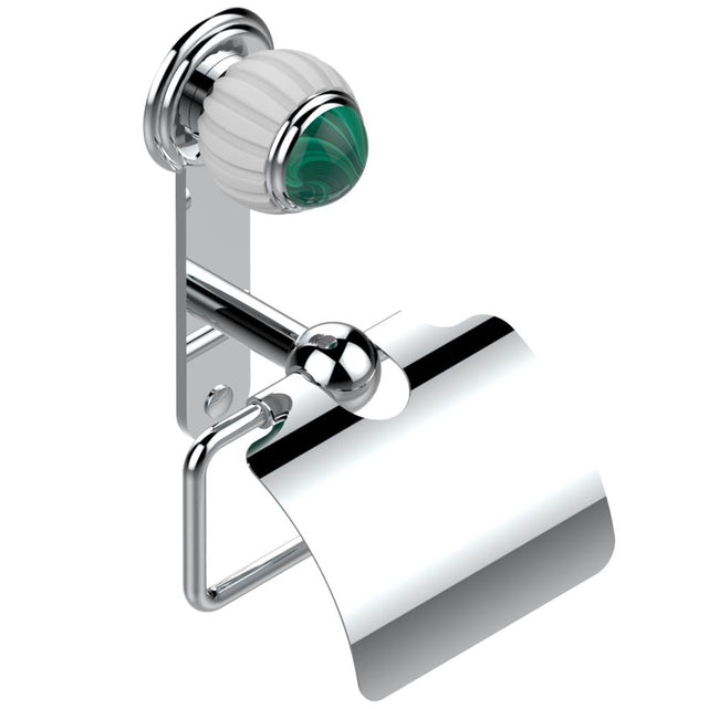 THG - Toilet paper holder, single mount with cover - Matt Umber PVD
