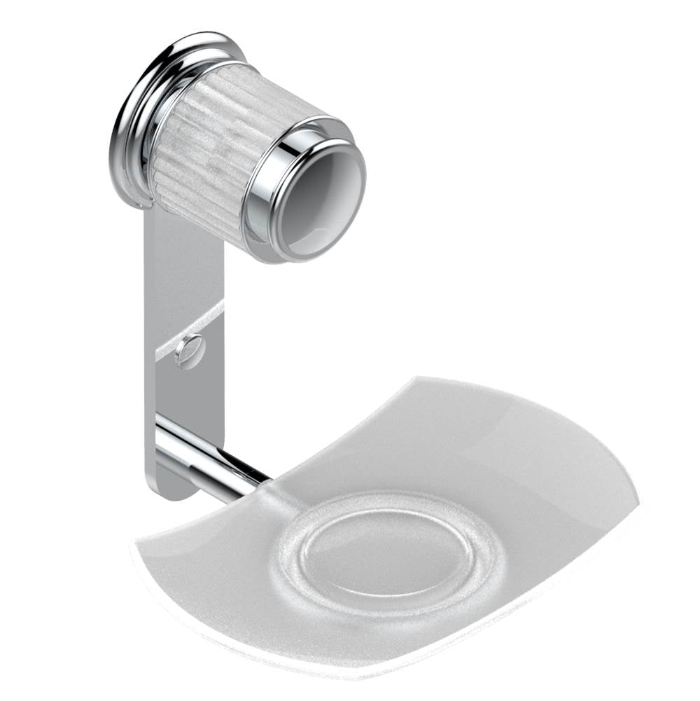 THG - Glass soap dish, wall mounted - Matt Umber PVD