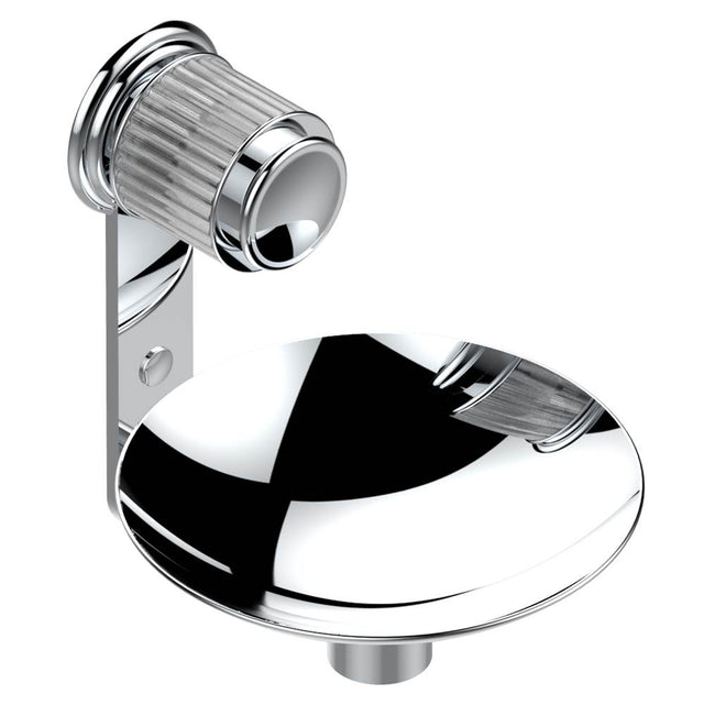 THG - Soap dish, wall mounted, 6'' diameter - Matt Umber PVD