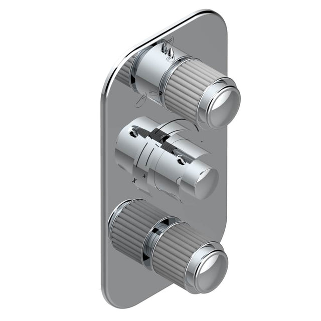 THG - Trim for thg thermostat with 2-way diverter and on/off control, rough part supplied with fixing box ref. .5 540AE/US - Matt Umber PVD
