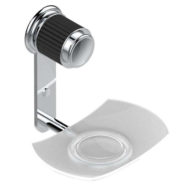THG - Glass soap dish, wall mounted - Matt Umber PVD