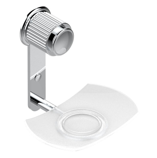 THG - Glass soap dish, wall mounted - Matt Umber PVD