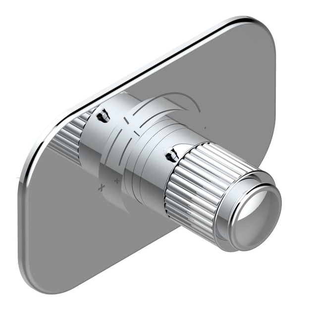 THG - Trim for THG thermostatic valve, rough part supplied with fixing box ref.5 200AE/US - Matt Umber PVD