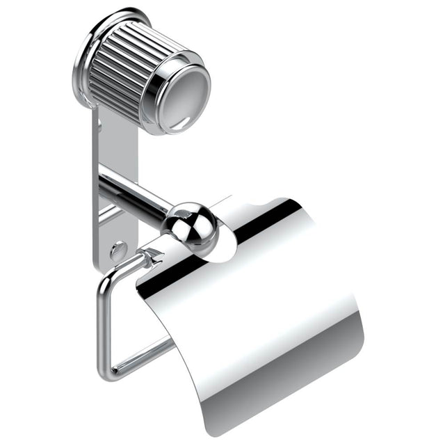 THG - Toilet paper holder, single mount with cover - Matt Umber PVD