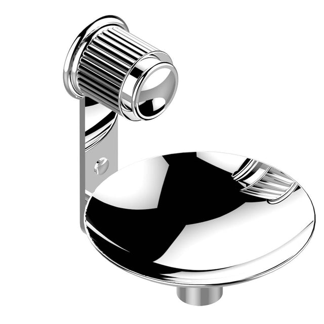 THG - Soap dish, wall mounted, 6'' diameter - Matt Umber PVD