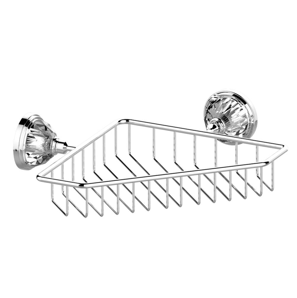 THG - Large corner soap basket, wall mounted - Matt Umber PVD