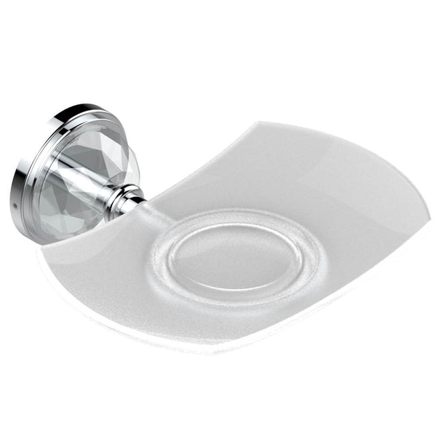 THG - Glass soap dish, wall mounted - Matt Umber PVD