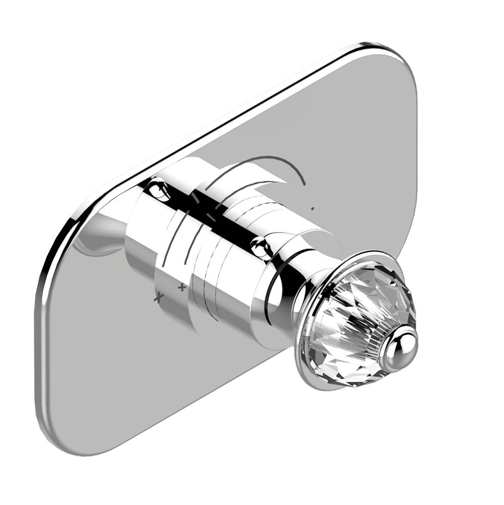 THG - Trim for THG thermostatic valve, rough part supplied with fixing box ref.5 200AE/US - Matt Umber PVD