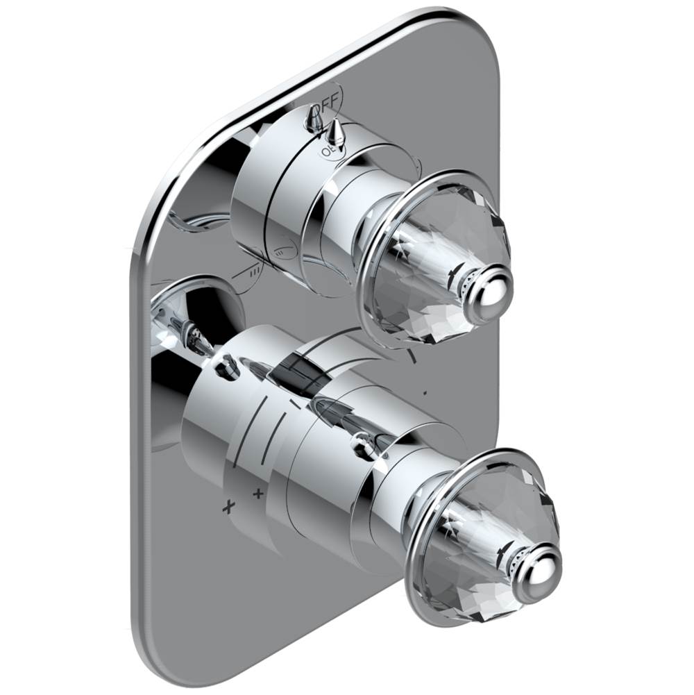 THG - Trim for thg thermostat with 2-way diverter, rough part supplied with fixing box ref. 5 500AE/US - Matt Umber PVD
