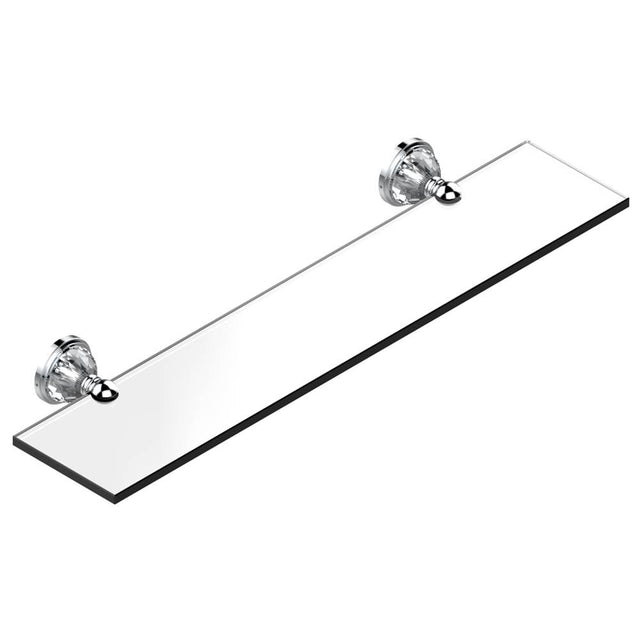 THG - Glass shelf with brackets - Matt Umber PVD