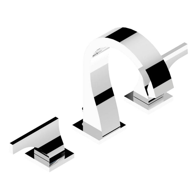 THG - Widespread lavatory set with drain - model for lever handles - Matt Umber PVD