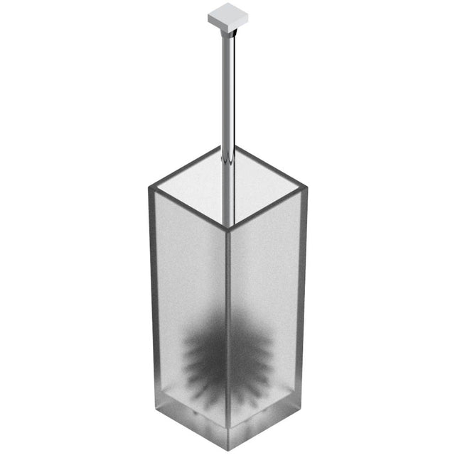 THG - Free standing toilet brush with glass holder - Matt Umber PVD
