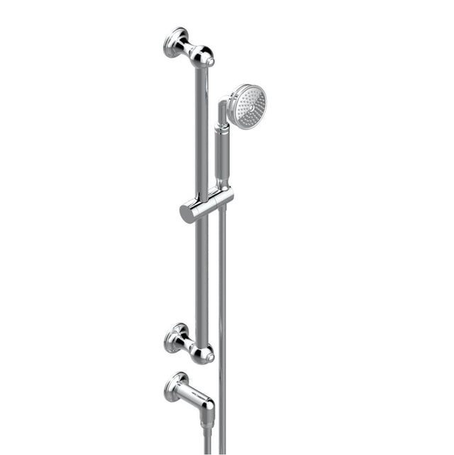 THG - Slide bar with handhsower and elbow - Matt Umber PVD