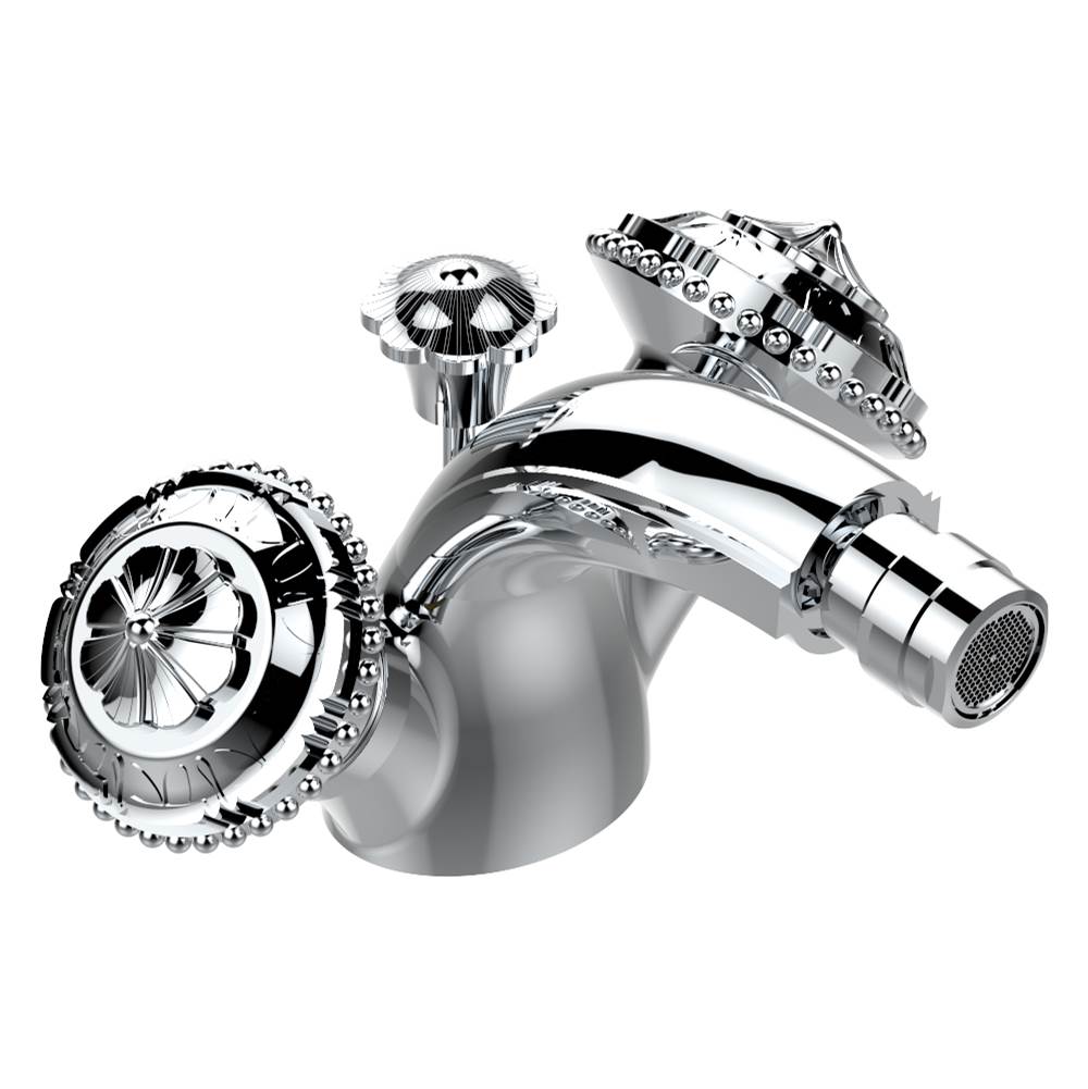 THG - Single hole bidet faucet with drain - Matt Umber PVD