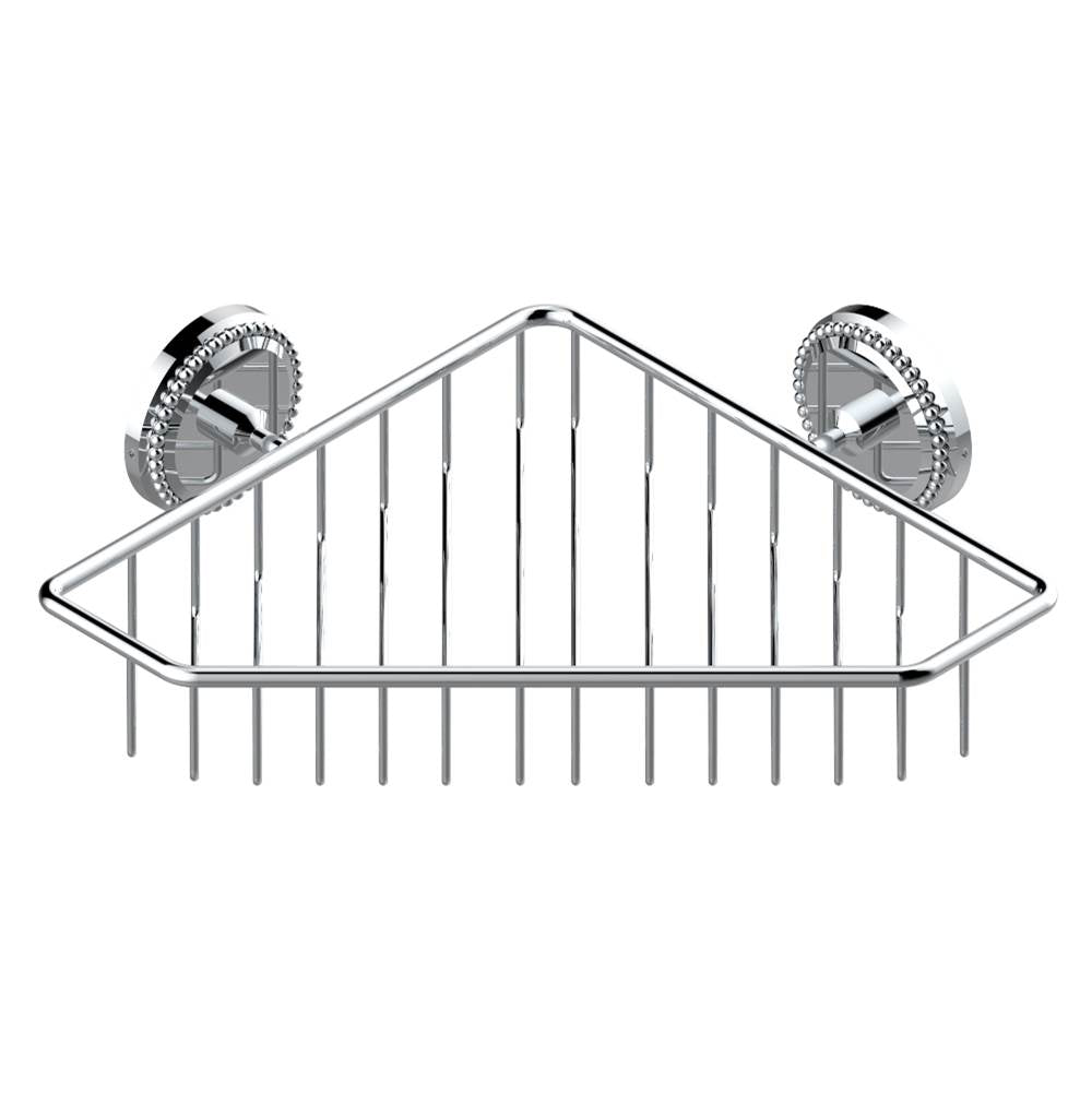 THG - Large corner soap basket, wall mounted - Matt Umber PVD