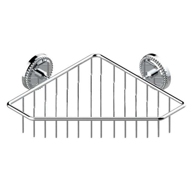 THG - Large corner soap basket, wall mounted - Matt Umber PVD