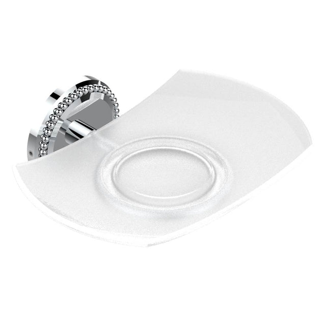 THG - Glass soap dish, wall mounted - Matt Umber PVD