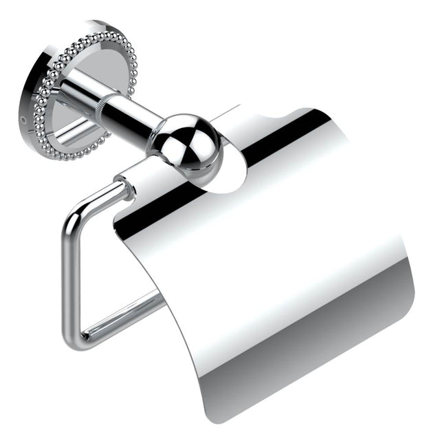 THG - Toilet paper holder, single mount with cover - Matt Umber PVD