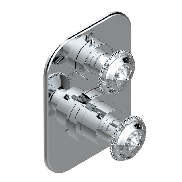 THG - Trim for thg thermostat with 2-way diverter, rough part supplied with fixing box ref. 5 500AE/US - Matt Umber PVD