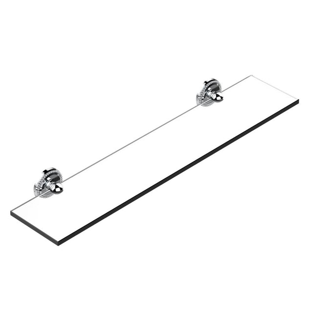 THG - Glass shelf with brackets - Matt Umber PVD