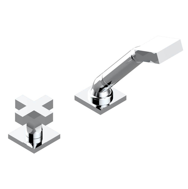 THG - Deck mounted mixer with handshower, progressive cartridge - Matt Umber PVD