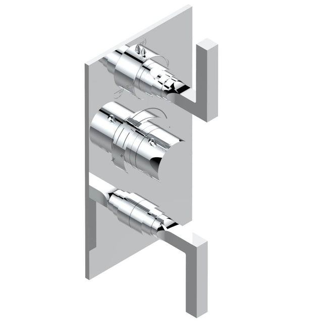 THG - Trim for thg thermostat with 2-way diverter and on/off control, rough part supplied with fixing box ref. .5 540AE/US - Matt Umber PVD