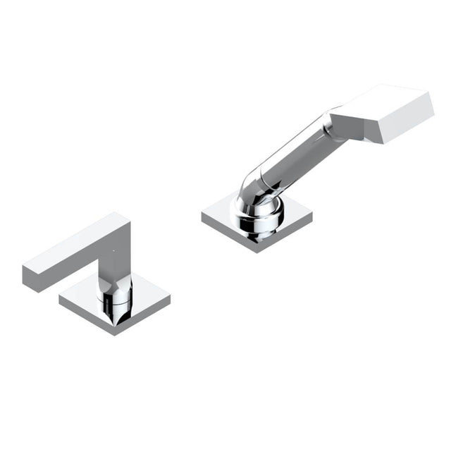 THG - Deck mounted mixer with handshower, progressive cartridge - Matt Umber PVD