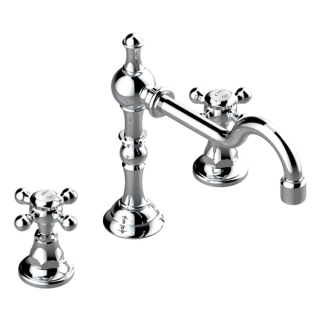 THG - Widespread lavatory set with drain - Matt Umber PVD