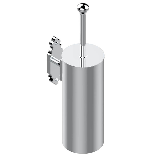 THG - Metal toilet brush holder with brush with cover wall mounted - Matt Umber PVD