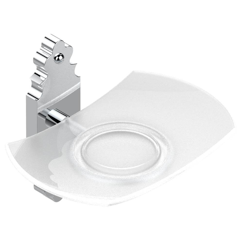 THG - Glass soap dish, wall mounted - Matt Umber PVD