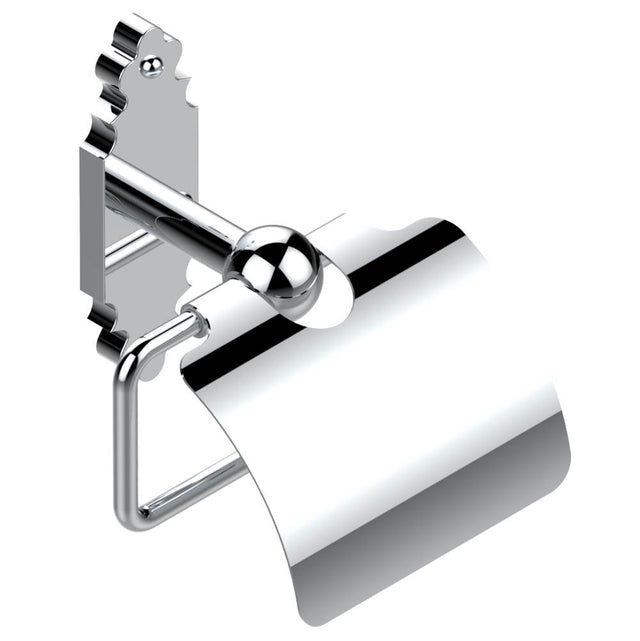 THG - Toilet paper holder, single mount with cover - Matt Umber PVD