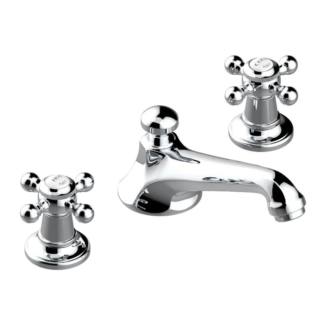 THG - Widespread lavatory set with drain - Matt Umber PVD