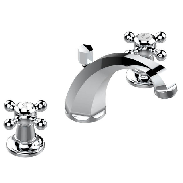 THG - Widespread lavatory set, high spout, with drain - Matt Umber PVD