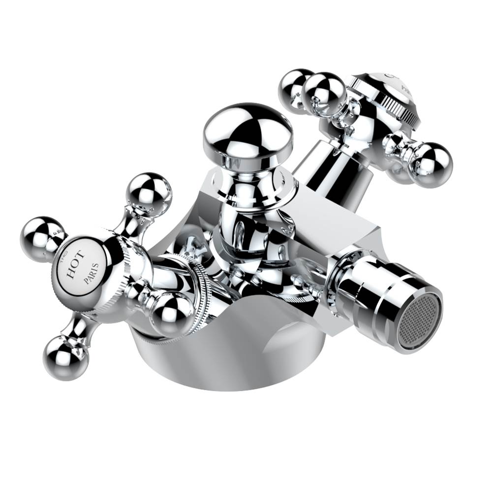 THG - Single hole bidet faucet with drain - Matt Umber PVD
