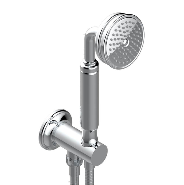 THG - Wall mounted handshower with integrated fixed hook - Matt Umber PVD