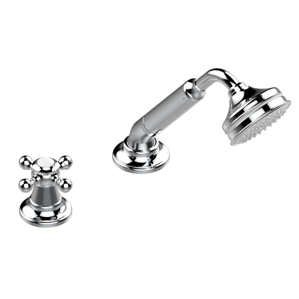 THG - Deck mounted mixer with handshower, progressive cartridge - Matt Umber PVD