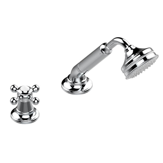 THG - Deck mounted mixer with handshower, progressive cartridge - Matt Umber PVD
