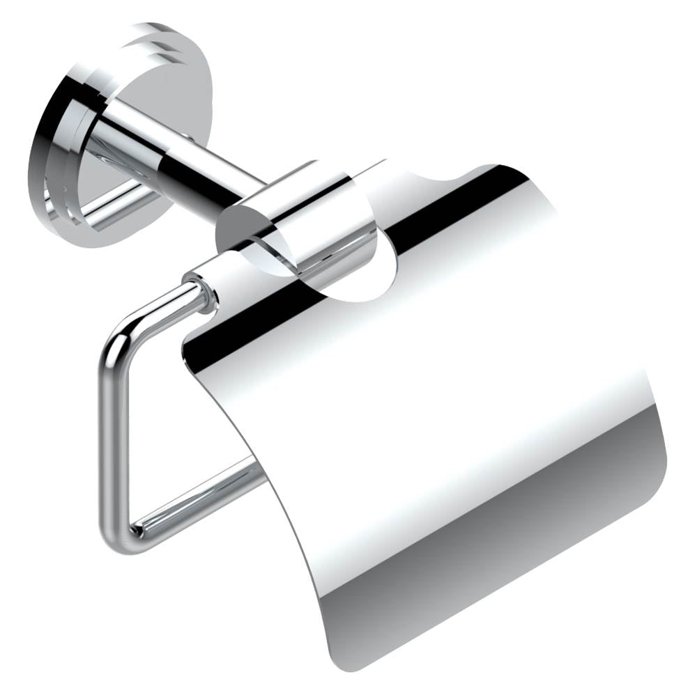 THG - Toilet paper holder, single mount with cover - Matt Umber PVD