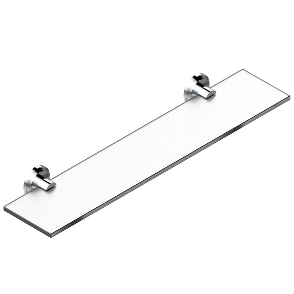 THG - Glass shelf with brackets - Matt Umber PVD