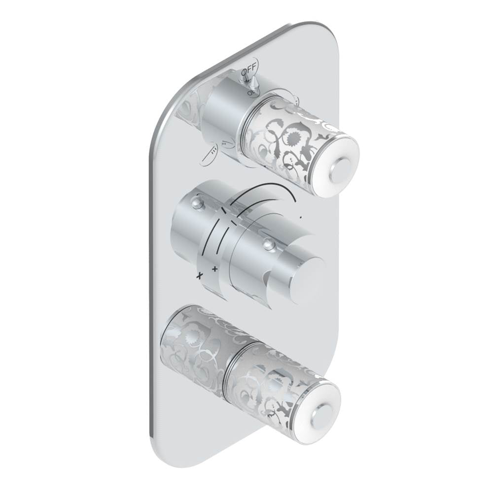 THG - Trim for thg thermostat with 2-way diverter and on/off control, rough part supplied with fixing box ref. .5 540AE/US - Matt Umber PVD