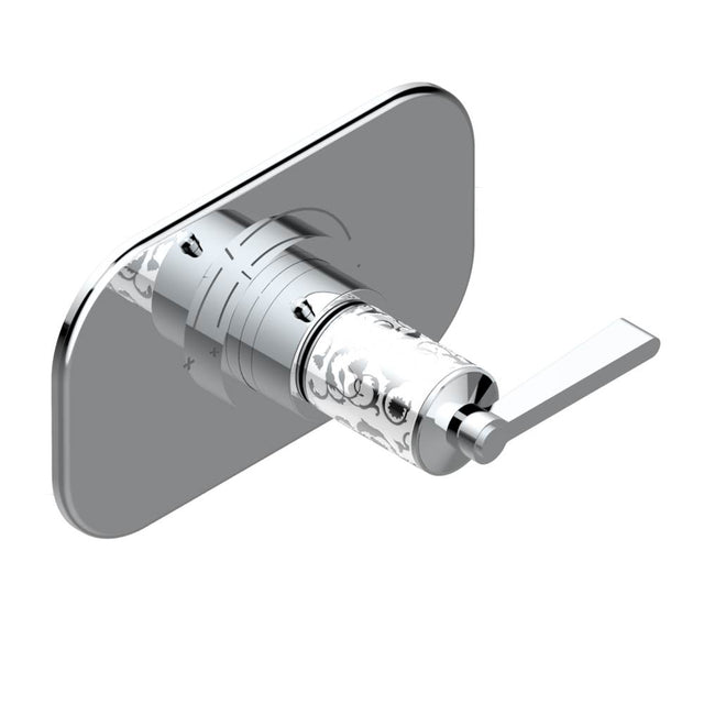 THG - Trim for THG thermostatic valve, rough part supplied with fixing box ref.5 200AE/US - Matt Umber PVD