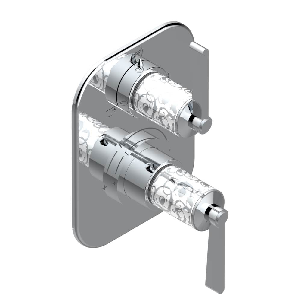THG - Trim for thg thermostat with 2-way diverter, rough part supplied with fixing box ref. 5 500AE/US - Matt Umber PVD