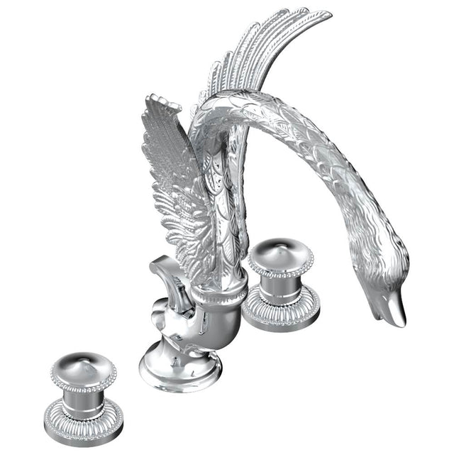 THG - Widespread lavatory set, high spout, with drain - Matt Umber PVD